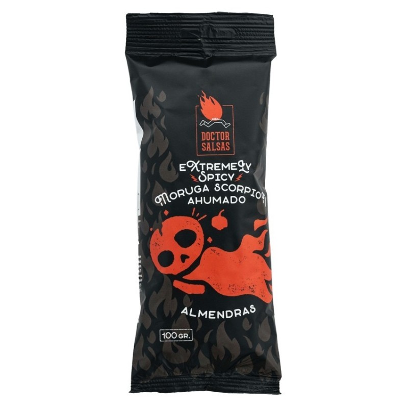 bolsa de Almendras con Moruga Scorpion Ahumado 100 gr