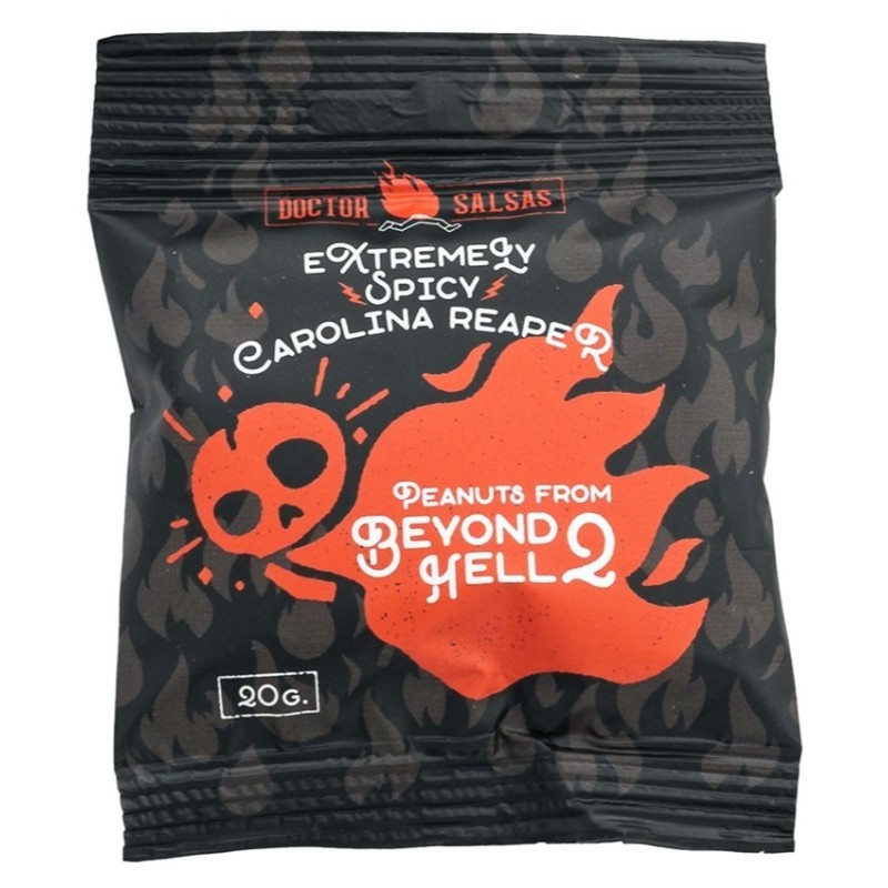 bolsa de Cacahuetes del Infierno Nivel II 20 Gr con Carolina Reaper