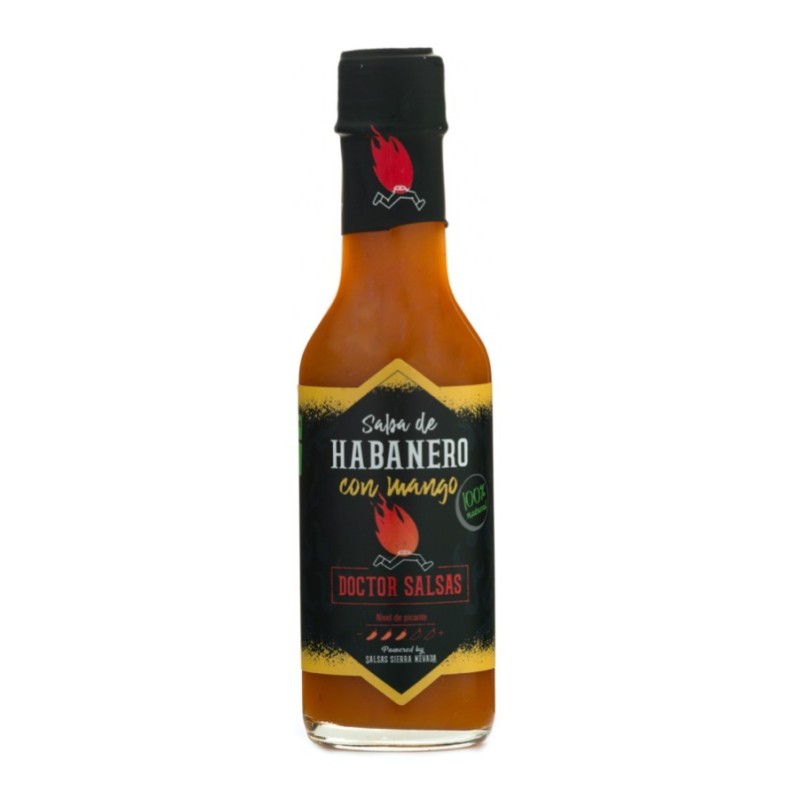 Molho Habanero com manga 150 ml de Doctor Salsas ® Picante médio