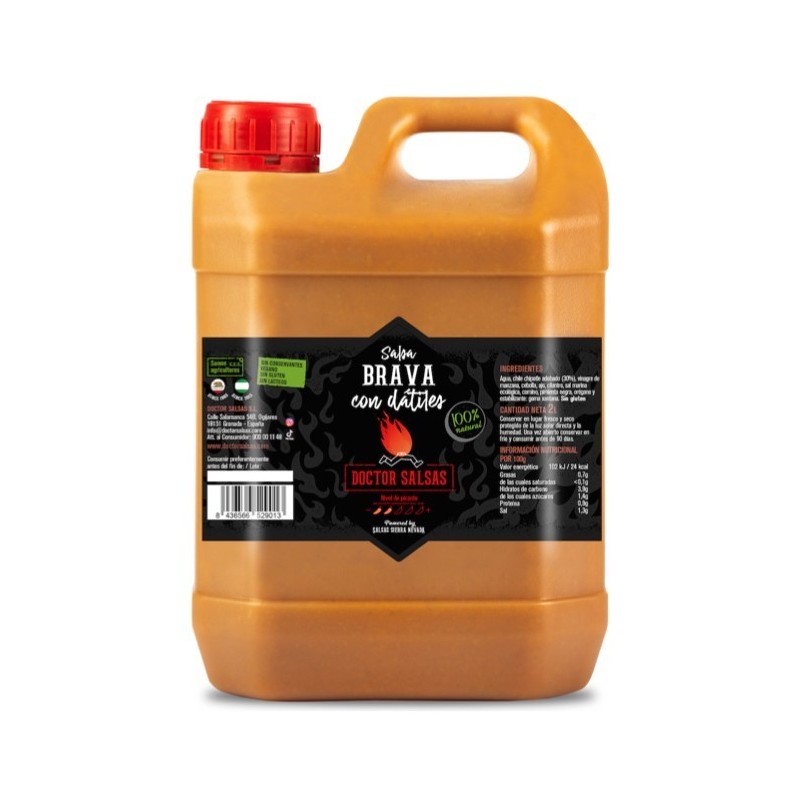 Salsa Brava aux dattes 2L Doctor Salsas ®