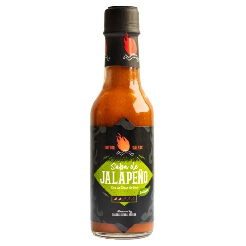 Bio-Jalapeño Sauce 125 ml Doctor Salsas ® Mäßige Schärfe
