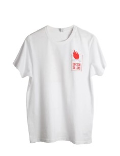 Camiseta Doctor Salsas Carolina Reaper blanca ®