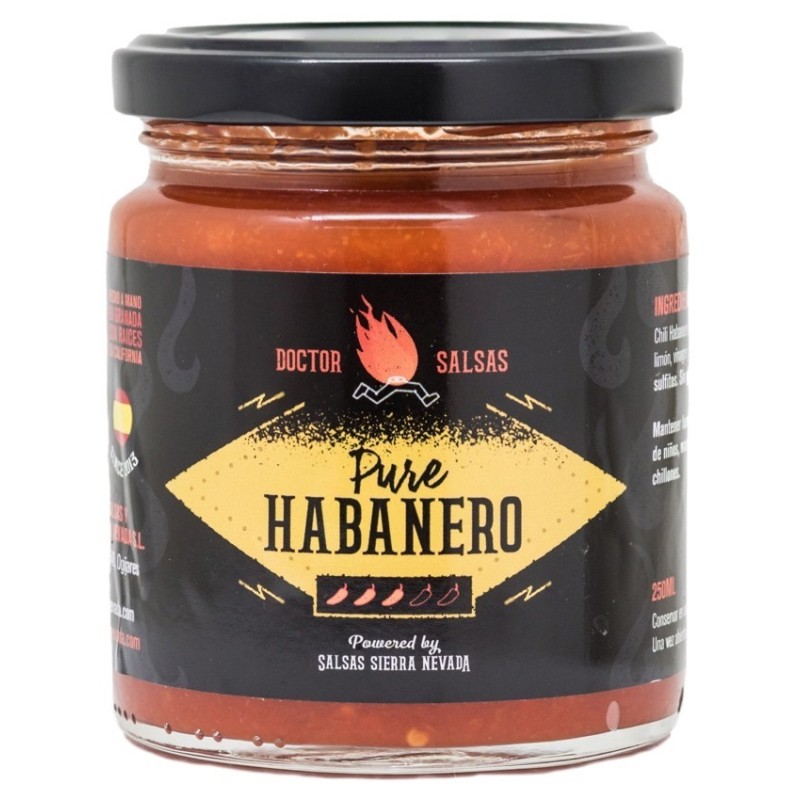 Bote de puré de Habanero de Doctor Salsas