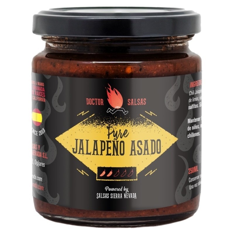 Fire Roasted Jalapeño Purée 250 ml