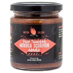 Roasted Trinidad Moruga Scorpion Purée 250 ml by Doctor Salsas®  Extreme Heat