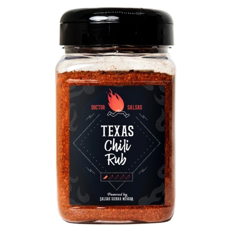 Bote Sazonador Texas Chilli Rub de Doctor Salsas